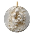 thumbnail image 1 of New 3D Catholic Christmas Decorations Ceramic Pendant For Christmas Season Christmas Tree Decoration Pendant, 1 of 8