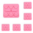 thumbnail image 1 of New 3D Dog Foot And Bone Silicone Ice Cube Chocolate Cake Cookie Soap Mould Mold, 1 of 5