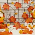 thumbnail image 1 of New 3D Small Pumpkin Maple Leaf Light String 2m 10LED Battery Operated Halloween Decoration, 1 of 7