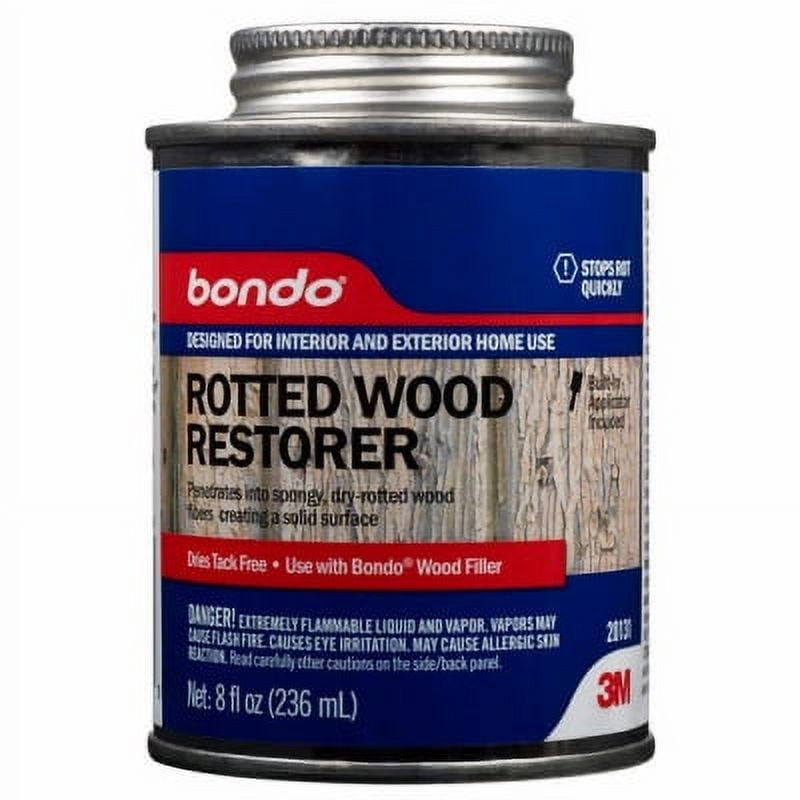 3M 20131 Rotted Wood Restorer, Liquid, No Odor, White, 8 fl-oz Can