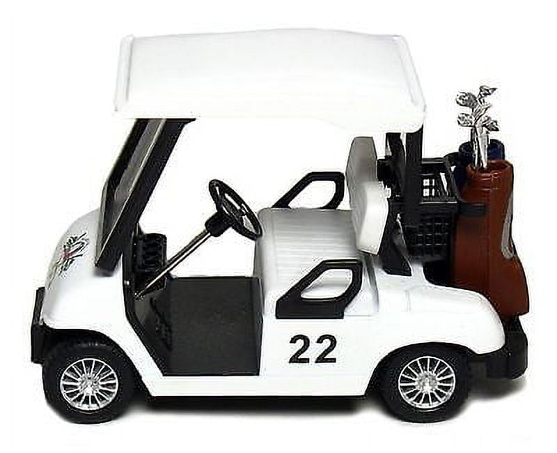 Box of 12 Diecast Model Toy Cars - Golf Cart, 4.5 inch Diecast Replica