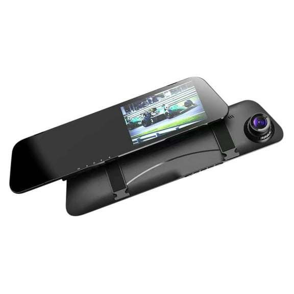 New 4.5-inch Rearview Mirror Dash Cam High-definition Night Vision Front and Rear Lens Reverse Image Recorder, Car DVR