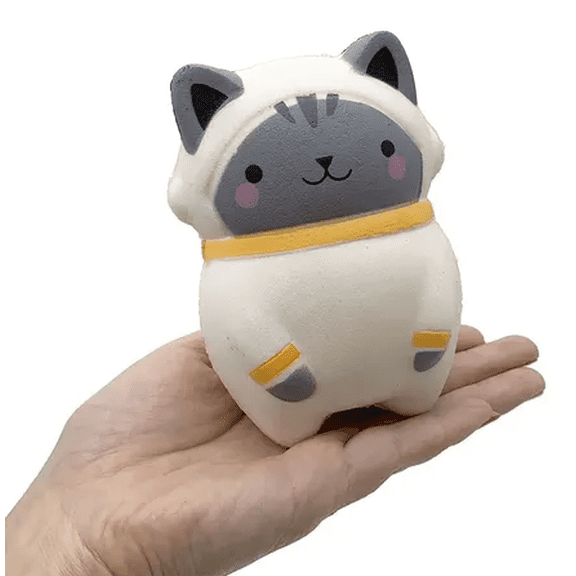 New 4.7 Inches Stress Relief Tools Slow Rising Squeeze Jumbo Cat Shape For Adults Gift Home