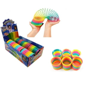 New 4" Giant Magic Rainbow Spring (Set of 6)