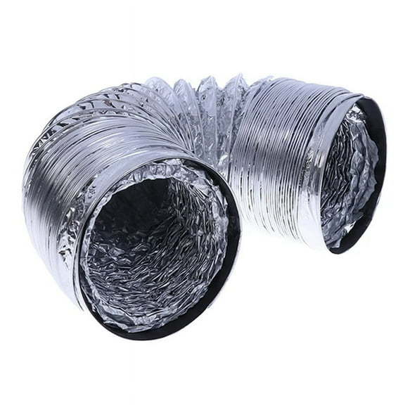 New 4 Inch 100mm Ventilation Pipe PVC Aluminum Tube Air Hose Flexible Exhaust Duct 1.5M System Vent