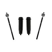 New 4 Pc Front Inner Tie Rod Ends Rack & Pinion Bellow Boots Steering Set Fits select 2001-2010 CHRYSLER PT CRUISER, 2001-2005 DODGE NEON