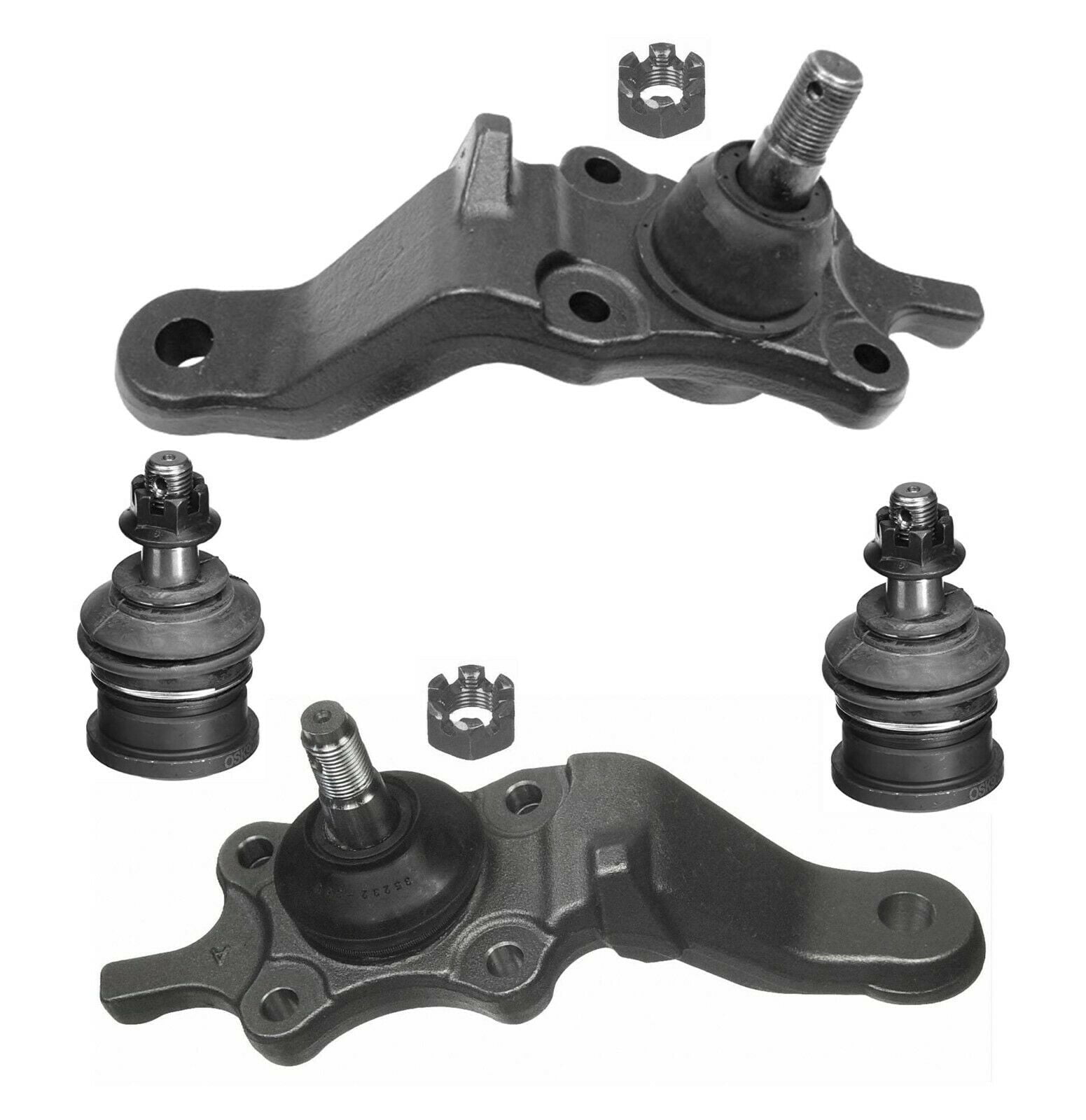 New 4 Pc Front Suspension Ball Joints Upper & Lower Kit Passenger Driver for Truck Fits select: 2000-2002 TOYOTA TUNDRA, 2001-2002 TOYOTA SEQUOIA