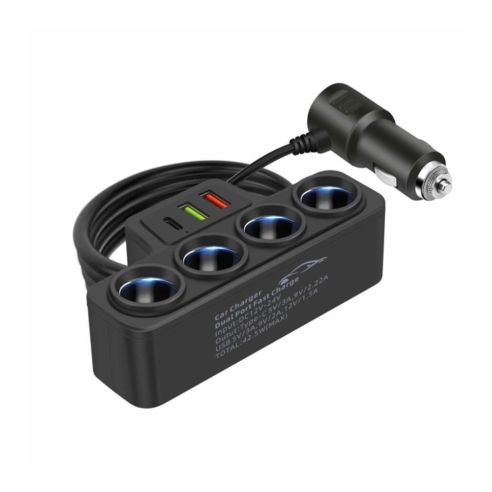 cigarette lighter adapter aux Amazon.com: Dickno 2PCS Cigarette Lighter Male Plug, 12V/24V Aux Socket  Plug with 15A/20A Fuse, LED Indicator, Car Cigarette Lighter Plug :  Automotive