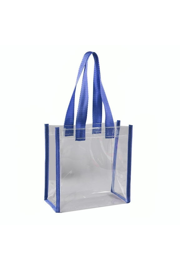 Stadium Approved Clear Tote Bags Clear See Through with Bags Handle Plastic Y0J1
