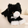 thumbnail image 1 of New 40/53cm Black Lying Cat Plush Toys Soft Simulated Cat Plushie Dolls Stuffed Animal Lovely Birthday Gift, 1 of 8