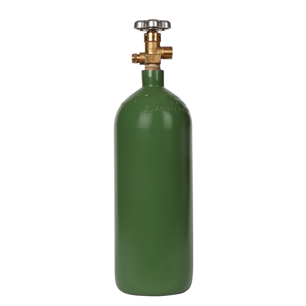 New 40 Cu ft Steel Oxygen Cylinder Ships Empty CGA540 Valved