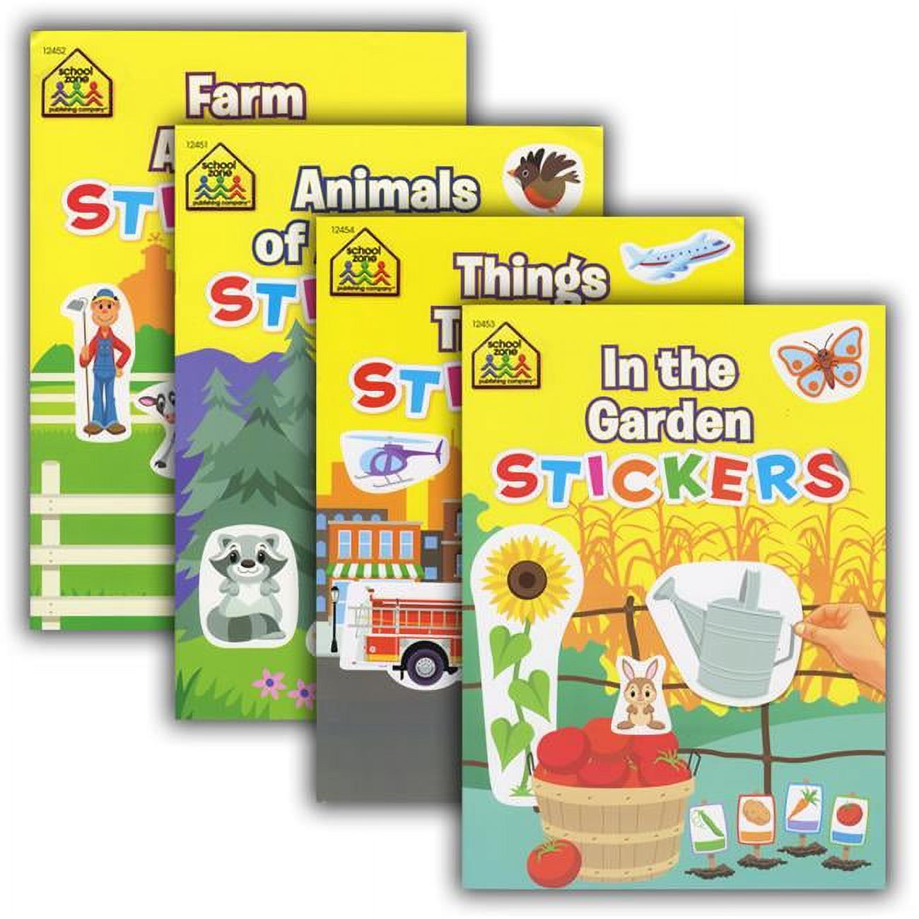 New 402314 School Zone Sticker Books (48Pack) School Supplies Cheap