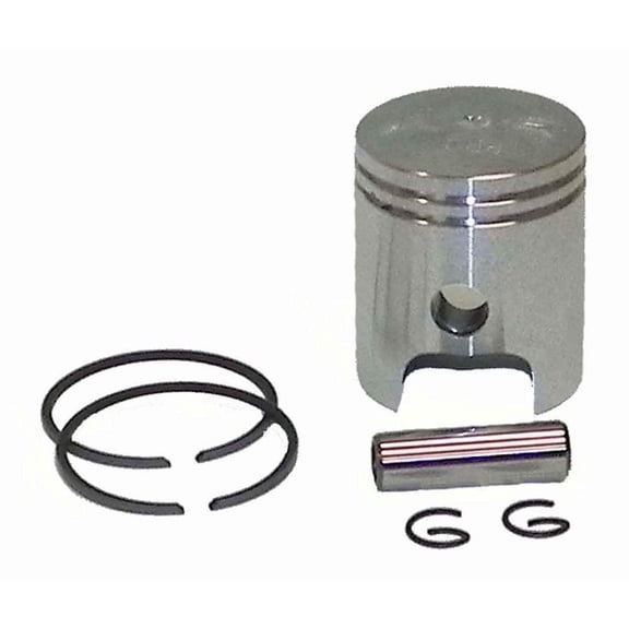 New Piston Kit 1.5mm Oversize 41.5mm Compatible with Yamaha PW50 1981-2025 49cc Air-Cooled 2-Stroke Reed-Valve Single-Cylinder Youth Motorcycle Off-Road Trail Bike 18U-11631-00-A0