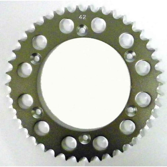 Rear Sprocket 42T 520 Pitch for Compatible with Yamaha YZ 125 YZ 250 YZ-F 250 YZ-F 400 1999-2025 124-449cc MX/Enduro/Trail Engines Motorcycle 17D-25450-50-00