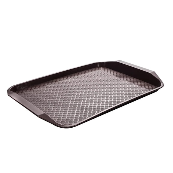 New 43*30cm Tray Plastic Rectangular Food Serving Tray Non-Slip Burger Fries Tray