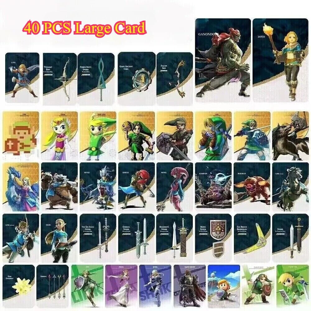 New 45/46 pcs Zelda Breath of The Wild Amiibo NFC Game Cards For