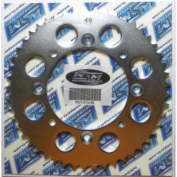 Rear Drive Sprocket 49T 428 Chain Steel Compatible with Suzuki YZ 80 YZ 85 1993-2025 79-85cc Single-Cylinder 2-Stroke Liquid-Cooled Motorcycle 64511-02B10