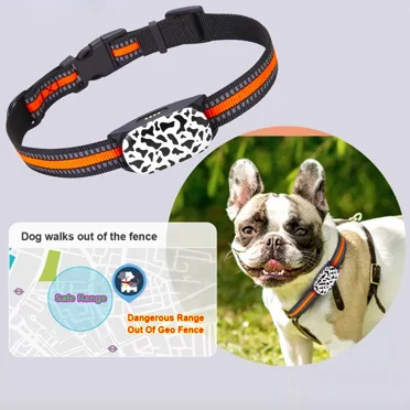 New 4G Pet GPS Tracker Collar IP67 Waterproof Anti-Lost Locator Free Tracking APP Google Map Real Time Tracking for Pets Cat Dog