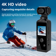 New 4K Sports Pocket Camera 270 degree Rotating WiFi Connection Creative Handheld Camera Outdoor Sports Camera