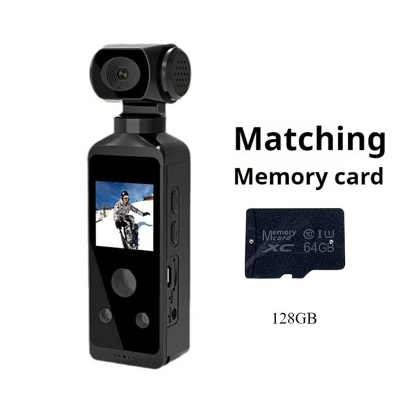 New 4K Sports Pocket Camera 270 degree Rotating WiFi Connection Creative Handheld Camera Outdoor Sports Camera