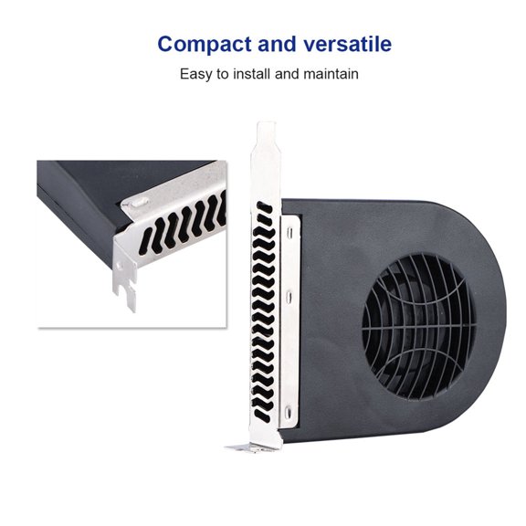 New 4P CPU Cooling Fans,Mini System PCI Slot Blower CPU Case DC Cooling Fan New Cooling Fans PCI For Computer,Computer Exhaust Fan