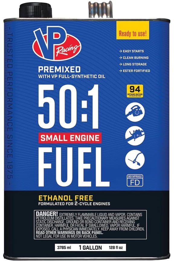 6231, Ready to Use, 50:1 Premixed 2-Cycle Small Engine Fuel (SEF) - Gallon (4 Pack)