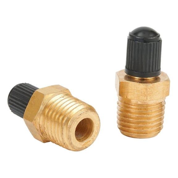 New 4Pcs 1/4" Npt Mpt Solid Brass Air Compressor Tank Fill Valve