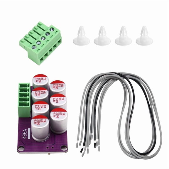 New 4S 6A High Current Lithium Battery Active Equalization Board Lifepo4 Battery Energy Transfer Equalization Capacitor,1set * 4S Active Equalization Board,