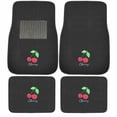 thumbnail image 1 of New 4pc RED Cherry Car Truck Front Back All Weather Carpet Floor Mats Set, 1 of 4