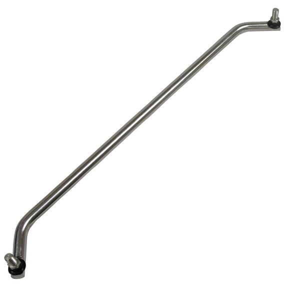 Tie Rod End Compatible with John Deere LX255 LX266 LX277 LX279 LX288 Lawn Tractor Steering Linkage 5/8 Inch OD 3/8-24 Thread Steel Zinc Plated Adjustable New Fit Replaces AM133802