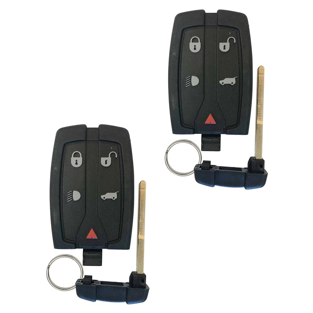 New 5 BUTTON remote Car Key Fob For 2008-2012 Land Rover LR2 NT8TX9 315Mhz 46CHIP (2 pack)