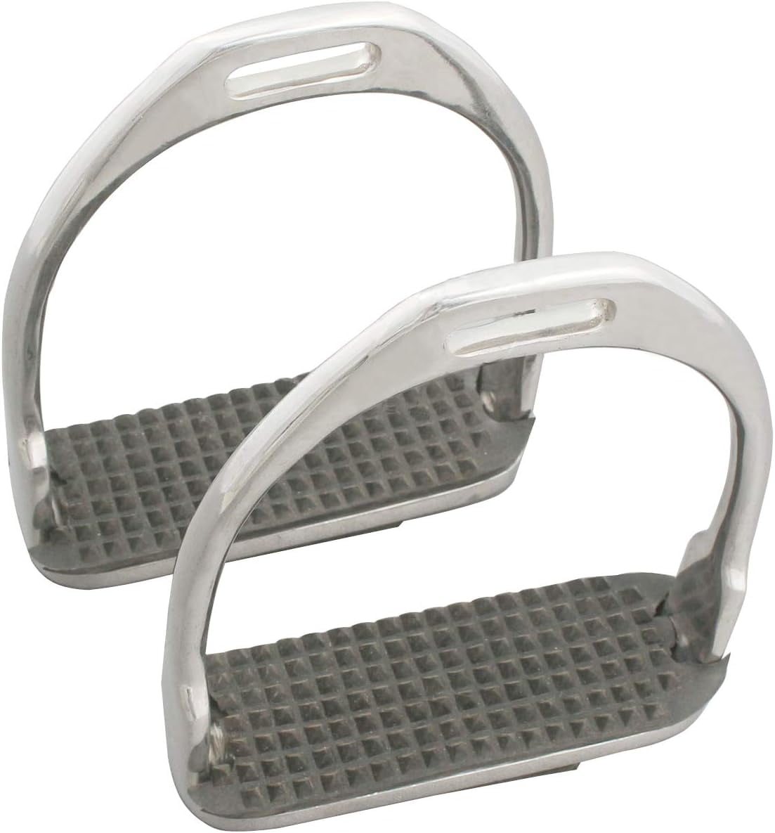 New 5" English Stirrups Flexible Jointed Stirrups Keep Heels Down
