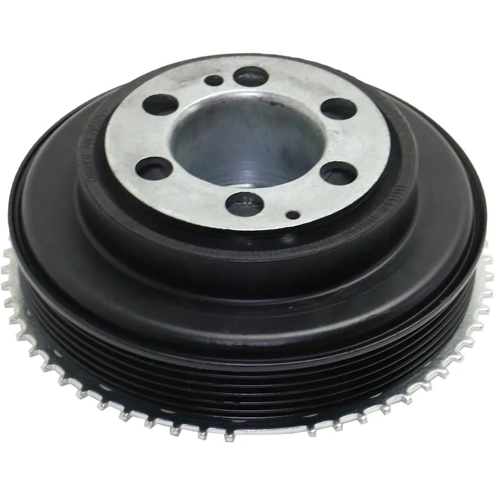 New 5-Groove Pulley Harmonic Balancer Compatible With Land Rover Range Rover Evoque Pure 4 Cyl 2.0L Range Rover Velar S 4 Cyl 2.0L LR2 HSE Lux 4 Cyl 2.0L 2012-2019 By LR078547