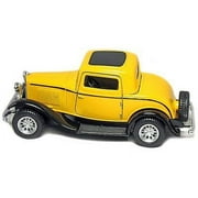 New 5" Kinsmart 1932 Ford 3-Window Coupe Diecast Model Toy Car 134 - Yellow