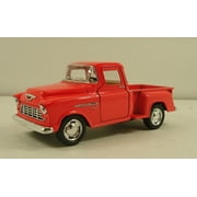 New 5" Kinsmart 1955 Chevy Stepside 3100 Pick Up Truck Diecast Model 132 Orang!