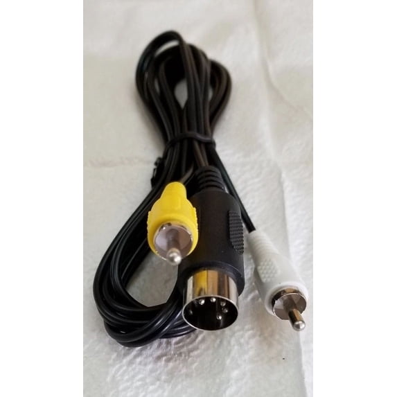 New 5 Pin Rca A/V Audio Video Tv Av Cable For Sega Genesis 1 Mk-1601 Mega Drive