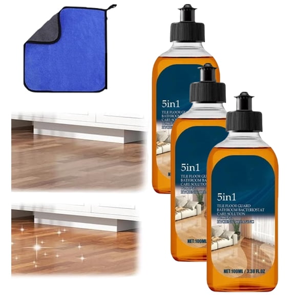 New 5 in 1 Floor Cleaner,Power Clean Multi-surface Floor Cleaner for Mopping Home, Kitchen and Bathroom,Stain & Odor Remover Floors Cleaners