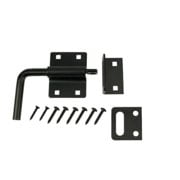 New 5 in. Black Heavy Duty Gate Slide Bolt Latch