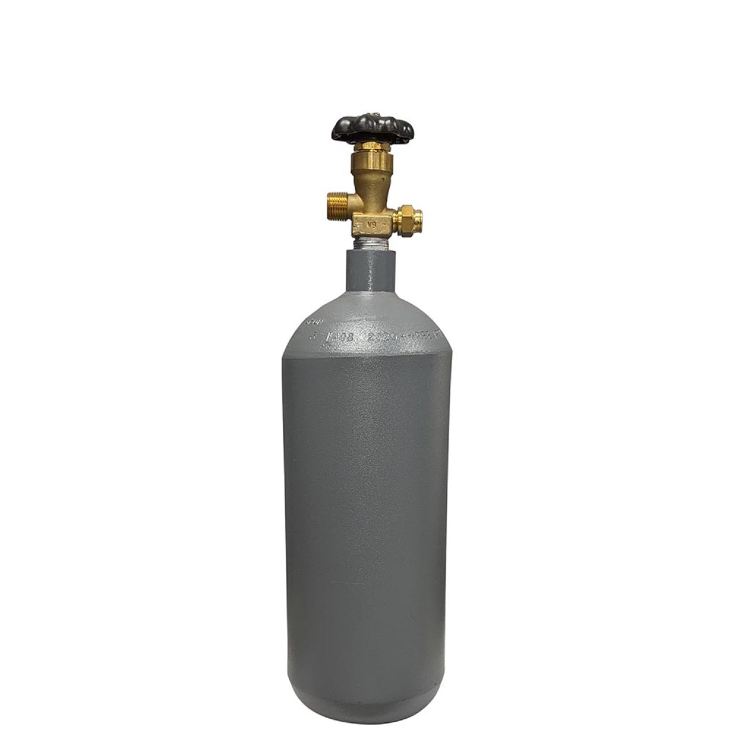 New 5 lb. Steel CO2 Carbon Dioxide Cylinder Tank - DOT Approved - CGA320 Valve - Ships Empty