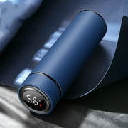 New 500ML Smart Insulation Cup Mini Thermos Cup Water Bottle LED Digital Temperature Display Stainless Steel Thermos Cup