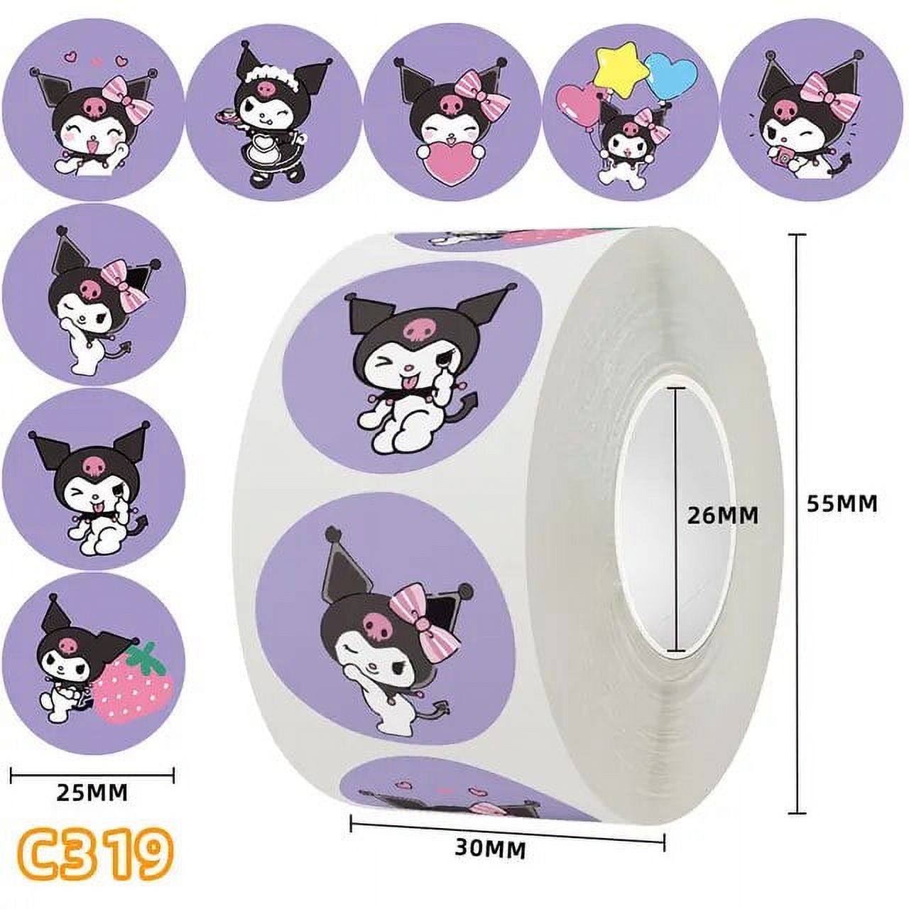 New 500PCS Cartoon Sanrio Hello Kitty Emojis Kulomi Laurel Dog Melody