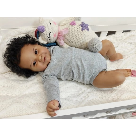 New 50CM Silicone Doll Reborn Baby Realistic Reborn Toddler Handmade Soft Body Bebe Reborn Newborm Girl Boy Christmas Gift