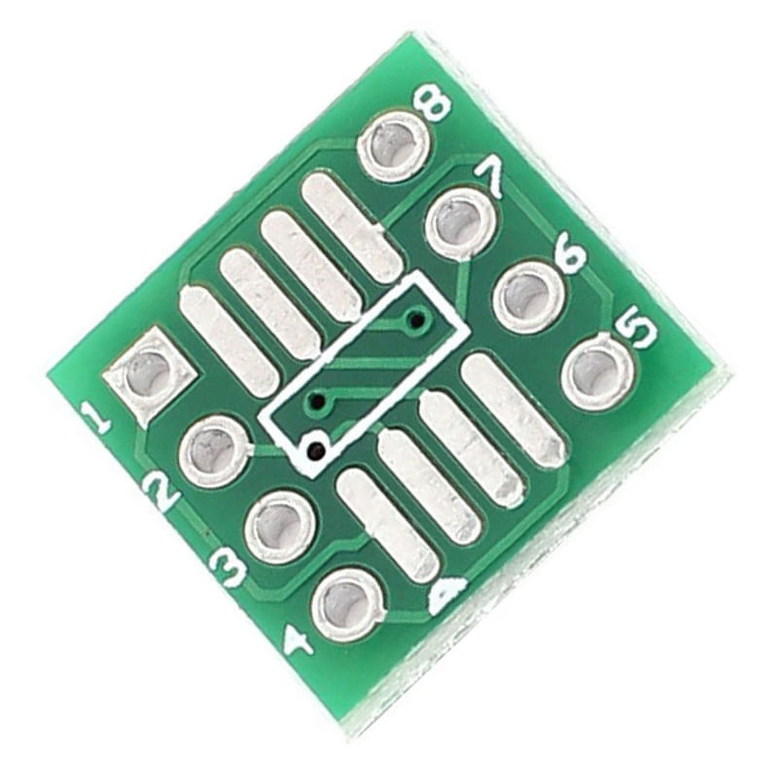 50 Pezzi Adattatore Da SOP8/SSOP8/TSSOP8 A DIP8 – Passo 0,65 / 1,27 Mm Scheda Di Conversione