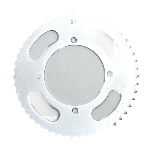 OEM Grade Rear Sprocket 51 Tooth 420 Chain Compatible with 1986-2023 Kawasaki KX 80 KX 85 KX 100 KX 112 82-112cc 2-Stroke Liquid-Cooled Motorcycle 42041-1229