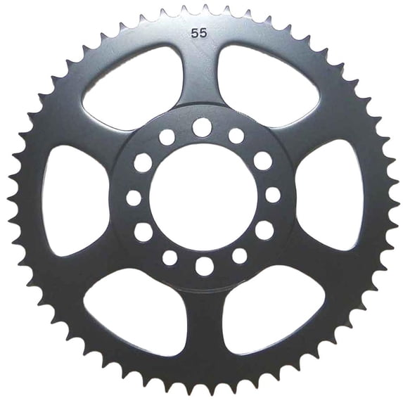 OEM Grade Rear Sprocket 55 Tooth 428 Chain Compatible with 1974-2025 Yamaha TW 200 XT 350 DT 125 XT 200 79-346cc Various Trail/Enduro/MX Engines Motorcycle 55V-25455-50-00