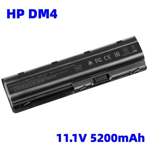 Replacement Battery for HP Spare 593553-001 593554-001, CQ32 CQ42 CQ43 435 436, DM4 G4 G6 G7 DV3-4000 DV5-2000 DV6-3000 DV7-6000 (5200mAh)