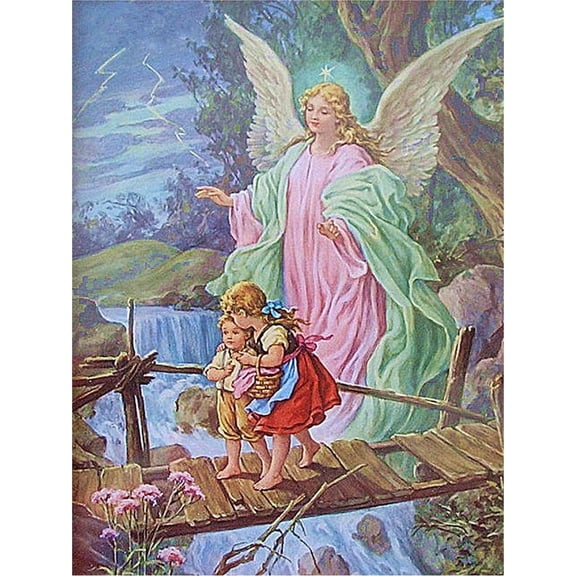 New 5D DIY Diamond Painting Angel Guardian Crystal Diamond Painting Cross Stitch Needlework Diamond Home Decor