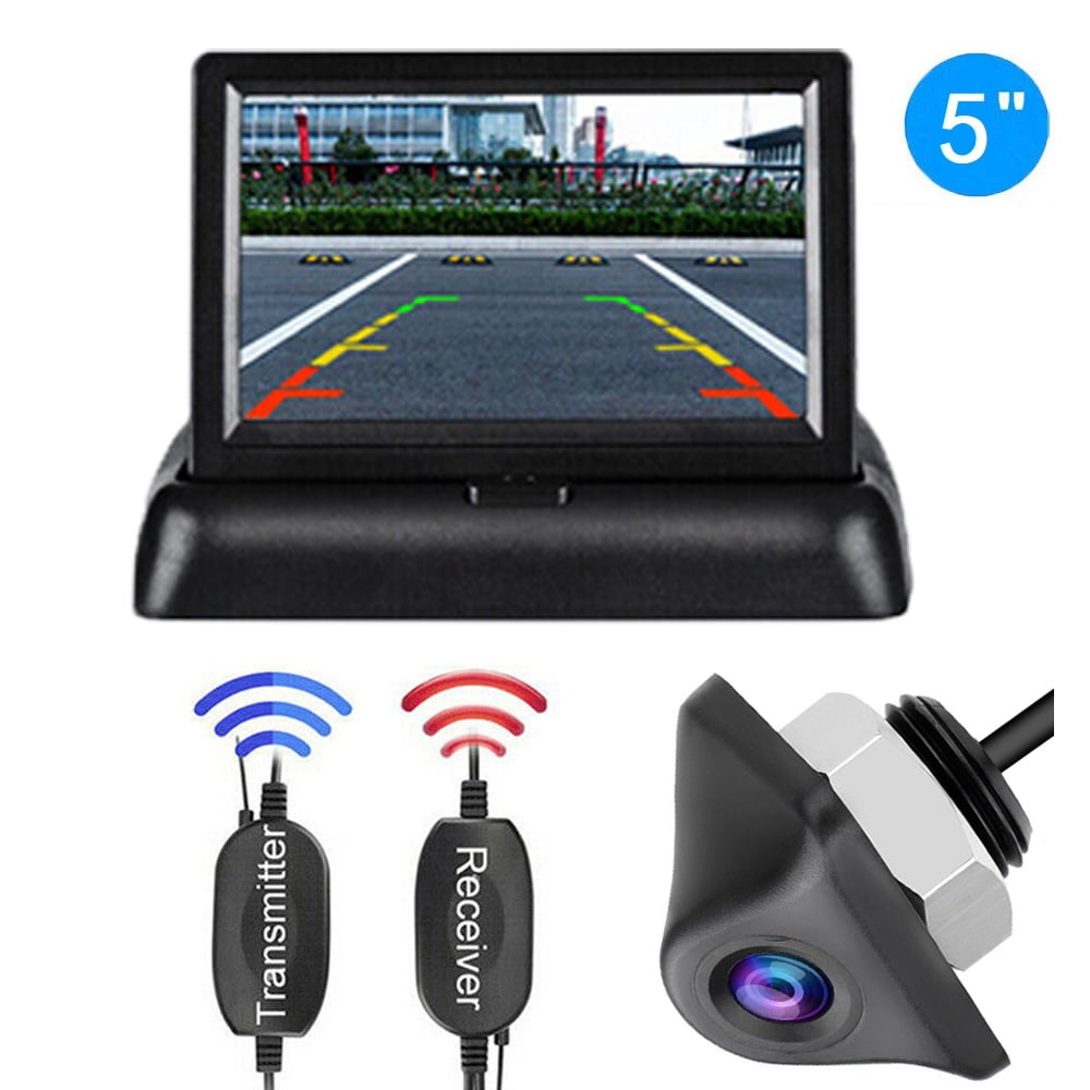 New 5inch HD Backup Camera Car Monitor Rear Camera View Parking System Night Vision