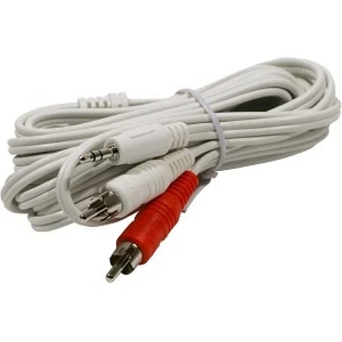 New 6 Ft 1/8 3.5Mm Mini Plug To 2-Rca Stereo Audio Cable