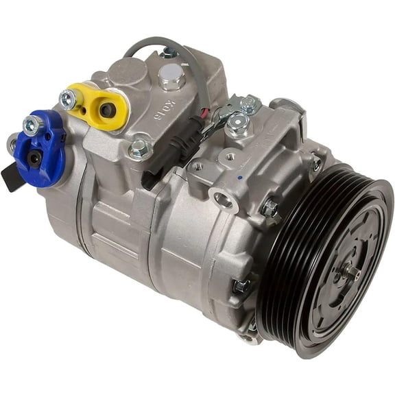 New 6-Groove Pulley A/C Compressor Compatible With Bmw M3 Base 8 Cyl 4.0L 328i xDrive Base 6 Cyl 3.0L 128i Base 6 Cyl 3.0L 328i Base 6 Cyl 3.0L 2007-2013 By GPD6512721